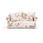 Odoria 1/12 Scale Miniature Couch Sofa Dollhouse Furniture Accessories, Pink