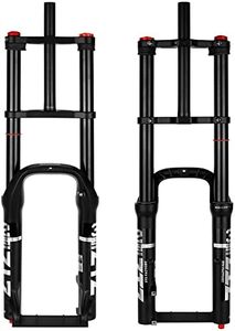 splumzer EU Stock Bike Suspension Fork 20 Inch 4.0 for Mountain Bike Air Double Shoulder Downhill Absope Shock Absorber MTB/QR/AM