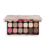 Revolution Beauty, Forever Flawless Eyeshadow Palette, 18 Pigmented Shades, Neutral & Pink Pressed Powder Mattes, Shimmers, Glitters, Affinity