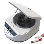 JOANLAB Digital Bench-top Centrifuge Machine 6x2ml/5ml/10ml/15ml Capacity Lab PRP Centrifuge |500-5000rpm(Max. 3074xg) | LCD Display