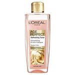 L'Oreal Paris Age Perfect Smoothing and Anti Fatigue Vitamin C Refreshing Toner, Black, 200 ml (Pack of 1)