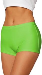 Merry Style Shorts Bañadores Deportivos para Mujer Trajes de Baño Shorts de Natación Bikini para Playa Piscina Deporte Bragas Modelo L23L1 (Verde Claro (7068), 36)