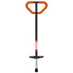 Geospace Jumparoo Boing! 'MAX' Large POGO Stick for Kids, Teens or Riders 90-160 lbs - Excellent Outdoor Active Play Toy - Improves Balance, Coordination as Well Exercise & Fitness (Black/Orange)