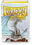 Dragon Shield - Matte Standard Size Sleeves 100Pk - Silver