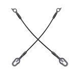BIYSENS Tailgate Cable Replacement Set Compatible with dodge dakota1987-2010 Lift Gate Support Straps Pickup 2PCS 55174826AC
