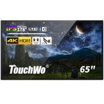 TouchWo 65 inch Interactive Touchscreen Monitor, Digital Electronic Whiteboard with 16:9 FHD 1080P Display, Windows 10 All-in-One Smart Board for Office and Classroom, Core i7 RAM 8G & ROM 256G