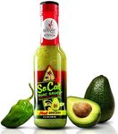 Hot Avocado SoCal Guac Sauce | A Guacamole Salsa Verde Hot Sauce | Real Avocados, Serrano Chiles and Green Habanero | California Taqueria Style Taco Sauce | 5 FL OZ | by SoCal Hot Sauce | 6/10 heat