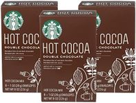 Starbucks Hot Cocoa Mix, Double Chocolate, 8-Count (Pack of 3)