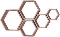 Hexagon Floating Shelves,Wall Mount