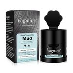 VAGMINE 8G Root Touch-Up Mud Hairline Concealer for Men and Women - Instant Hairline Coverage (Black)