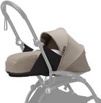 Stokke YOYO 0+ Newborn Pack, Taupe - Includes Mattress, Extendable Canopy & Five-Point Harness - Requires YOYO3 Frame (Sold Separately)