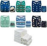 ALVABABY Cloth Diaper Reusable Wash