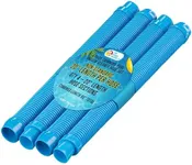 U.S. Pool Supply Professional Swimming Pool Vacuum Cleaner Hoses, Shorter 20" Sections, 4 Pieces - Extension Replacement Hoses 1.5" Cuffs Flexible Spiral Wound - Fits Most Brands of Automatic Cleaners