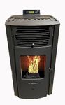 Comfortbilt HP50 Small Compact Pellet Stove Carbon Black Heats Over 2,000 ft² 47 lb Hopper