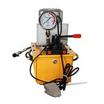 INTBUYING Electric Hydraulic Pump Rated Pressure 70Mpa GYB-630-2 High Pressure Hydraulic Power Unit Double-Acting Manual Valve 110V 750W 7L for Home and Commercial Using