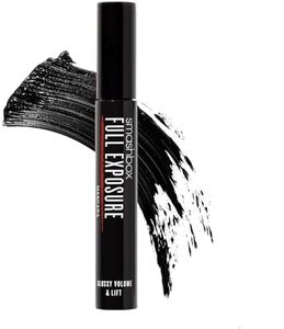 Smashbox Full Exposure Lash Volumizing Mascara, Natural Looking Length & Volume, No Clumping or Flaking, 0.32 fl. oz., Jet Black
