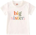 IZYJOY Big Sister Shirt Toddler Bab