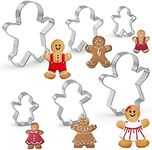 6 Piece Gingerbread Man Cookie Cutt