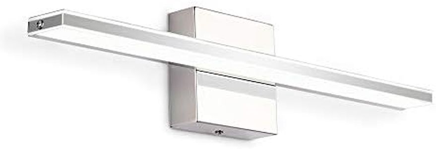 BRIVOLART Bathroom Vanity Light, 19 Inch 12W LED Bathroom Vanity Lighting Fixtures Cool White Light 6000K