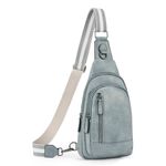 CLUCI Crossbody Bags for Women Cross Body Bag for Woman Sling Bag for Women Crossbody Bag Leather Sling Backpack Travel, 0-7 Denim Blue, Modern