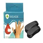 AVNISH Acupressure Point Sugar Control LI4 Clip, Microfibre Hand Pads - Relieve Pain, Stiffness, Tendonitis, Arthritis, Rheumatoid Arthritis, Plantar Fasciitis, Carpal Tunnel Syndrome (Pack of 2)