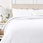 HIGH LIVING Bedding Single Duvet cover set with Pillow case - Soft Microfibre Polyester Quilt Cover Set (Single White)