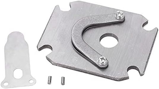 Replacement Air Compressor Valve Plate Set,Air Compressor Valve Plate Metal Part Accessory Replacement Set 3/8in 48x72mm 1P2.5P3P4P