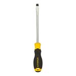 STANLEY STMT60831-8 Cushion Grip Slotted Standard Screwdriver 8 mm x 150 mm Black and Yellow