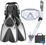 AosDero Mask Fins Snorkeling Gear f