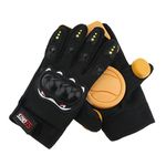 SM SunniMix Longboard Gloves Protective Gloves Roller Skate Gloves, Four Slider