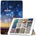 DuraSafe Cases for iPad 5th Gen 9.7" 2017 TPU Case A1822 A1823 MP2F2HN/A MP2G2HN/A MPGT2HN/A MPGW2HN/A MP2H2HN/A MP2J2HN/A MP242HN/A MP252HN/A MPGA2HN/A MPGC2HN/A MP2D2HN/A Printed Paris Night