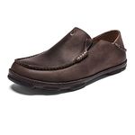 OluKai Men's Moloa Shoes, Color Dk Wood/Dk Java, Size: 11.5