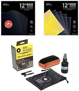 Record Collector Starter Kit - Vinyl Accessories Gift Set | Record Cleaner | Outer Sleeves | Inner Sleeves to Start Collecting Records or Restore Vintage Vinyl