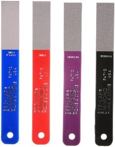 EZE-LAP L PAK4 Set SF/F/M/C Color Coded Diamond Hones