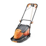 LawnMaster 1800W 36cm Electric Hover Mower - Grass Collection Box, Adjustable Cutting Heights, for Medium to Large Lawns, 2 Year Guarantee