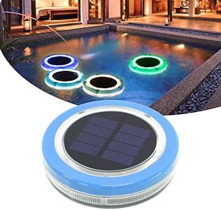 LILONZON Floating Pool Lights Solar Swimming Pool Light with Steady Color Outdoor Decorations Light Waterproof LED Lights for Patio,Garden and Pool (Warm White, 4-Pack)