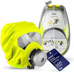 Dräger PARAT 5530 | Máscara respiratoria de Escape con Filtro CO P2 | Protección ergonómica contra Gases de Incendios, vapores y combustión | Carasa protectora