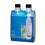 SodaStream 1 L Black Fuse Bottles Twin Pack