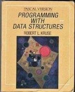 Programming with Data Structures: PASCAL Version