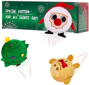 PlayZap Bouncy Balls with Plush Cover - BPA Free Toddler Stocking Stuffers - Christmas Toys Birthday Gift - 3" Large Size 10 FT High - Indoor Outdoor Kids Sensory Toys for Boys Girls 1-3 3-5 5-8 8-12