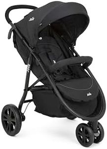 Joie Litetrax 3 2in1 3-Wheel Stroller/Pushchair (Birth to Approx. 3 Years, 0-15kg) - Coal