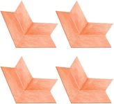 4 Pack Outside Waterproofing Corner Shower Membrane Corner Shower Seamless Membrane Corner Polyethylene Corner Membrane for Bathtub and Steam Room
