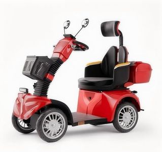 Heavy Duty Mobility Scooters for Seniors & Adults 500lbs Capacity - 4 Wheel Powered Motorized Scooter - 1000W All Terrain Recreational Mobility Scooter with Adjustable Seat (Red/800w)