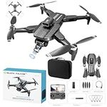 Black Falcon™ , Black Falcon 4k Drone (with Camera), Foldable Drone, Miniature Drone With Height Setting Function, Six-pass Gyroscope, Gesture Photo, Video Recording, Headless Mode, Emergency Stop, Trajectory Flight, Gravity Sensing, and Auto-photograp...