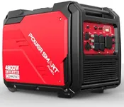 PowerSmart 4800-Watt Portable Inverter Generator Gas Powered,Generators for home use,Super Quiet,RV-Ready,CO Sensor,30A Outlet,Wheels Handle Kit,Parallel Capable