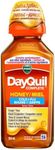 Vicks DayQuil COMPLETE Cold and Flu Medicine, Liquid Medicine,Honey Flavour, Daytime, Non-Drowsy relief for Cough, Fever, Sore Throat Pain, Sinus congestion, Sinus Pain, Chest Congestion, 354 ml