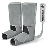 COMFIER Leg Massager for Pain and Circulation with Heat, Foot and Leg Massager with Compression, Calf Massager with 3 Intensities, Gifts for Women, Adjustable Massage Boots,Mens Gifts