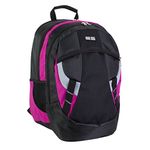 Eastsport Oversized Multifunctional Sports Padded Laptop Sleeve Backpack Bag for Work, Travel, Outdoors, Fits 15" Laptop, Black Magento Pink, One Size, Travel Backpacks