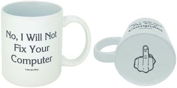 Funny Guy Mugs 11-Ounce 11 Ounce No I Will Not Fix Your Computer