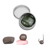 15g Tungsten Putty Rig Green or Brown or Black Fishing Weight Non-Toxic Easy to Mold and Versatile Carp Fishing Terminal Tackle (Black)